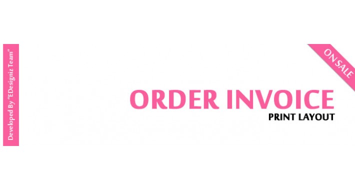 Admin Order Invoice Print Layout