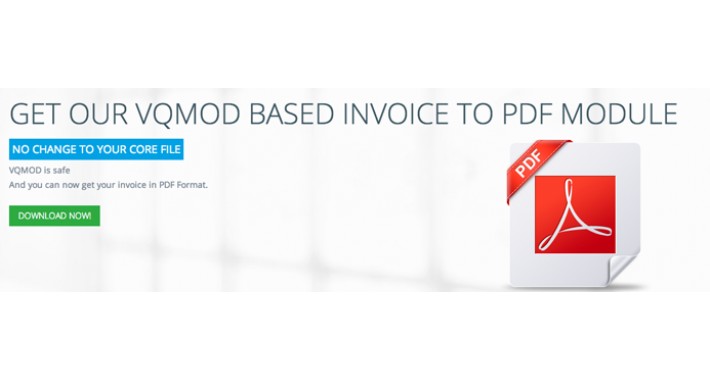 VQMod Invoice to PDF Lite