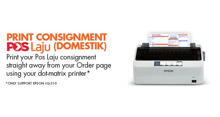 Print Consignment - Pos Laju (Domestik)