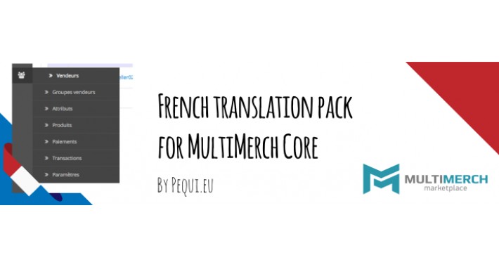 French Translation Pack for MultiMerch Core
