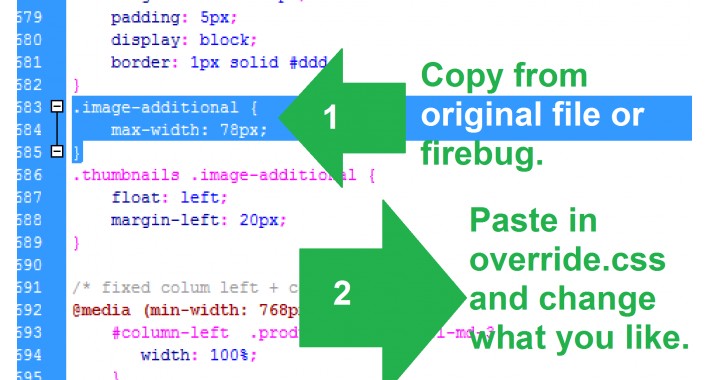 GGW vQmod Include custom CSS override highest priority 