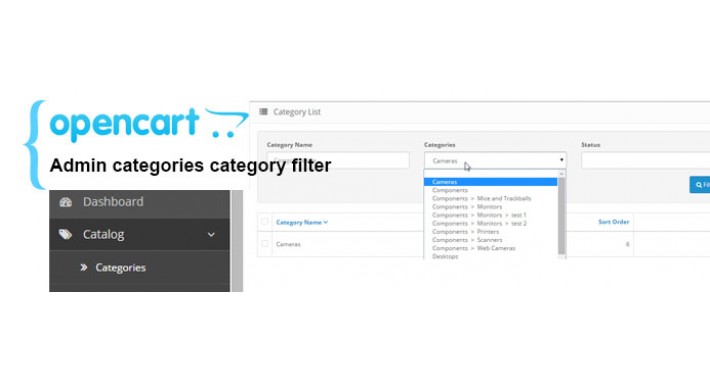 admin Categories Category list filter