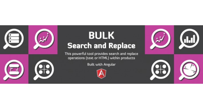 BULK Search & Replace within product