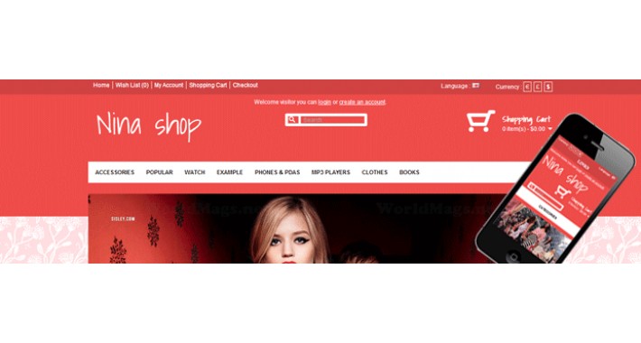 Nina shop responsive