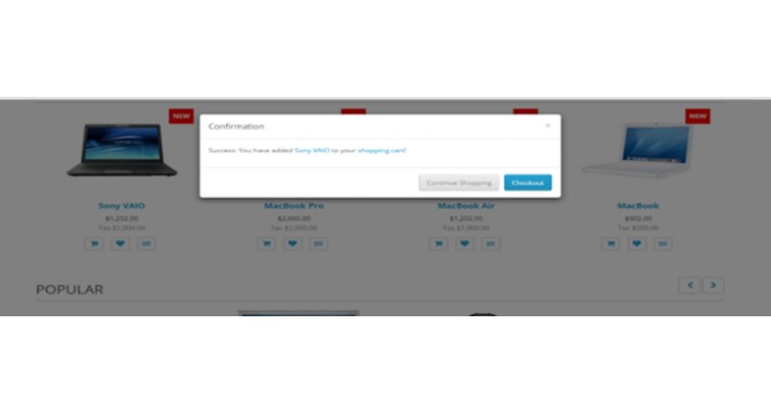 Pop UP Notifications
