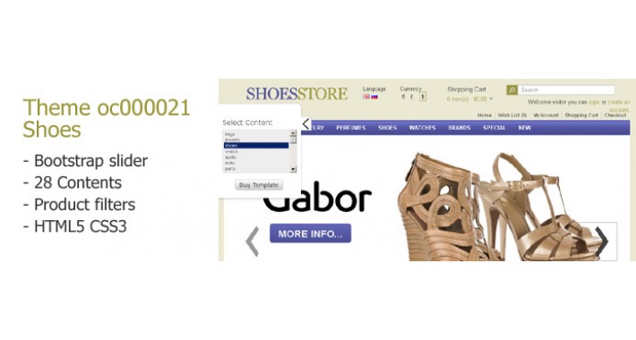 OpenCart 1.5 Theme oc000021