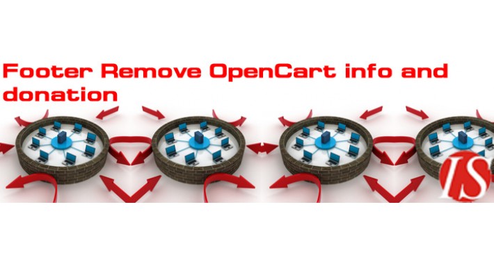 Footer Remove OpenCart info and donation (vQmod)
