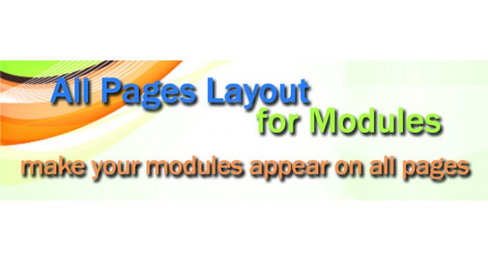 All Pages Layout for Modules