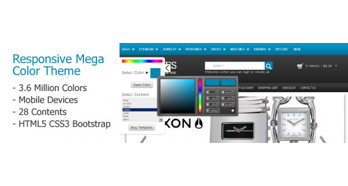 OpenCart 1.5 Theme oc000062