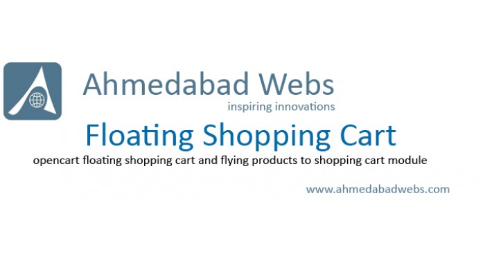 Floating Shopping Cart and Flying Product Images