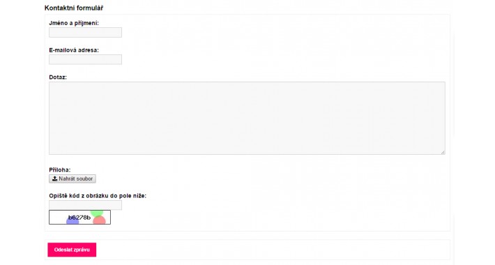 Contact Form - Upload File