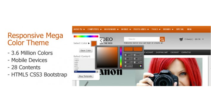 OpenCart 1.5 Theme oc000066