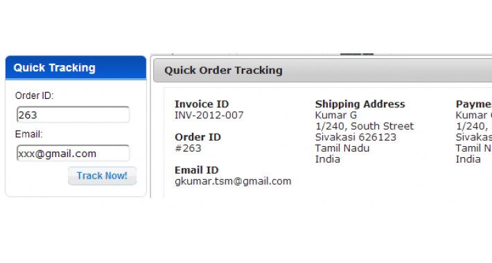Quick Order Tracking V5 (VqMod)