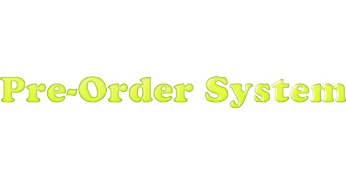 Pre-order System