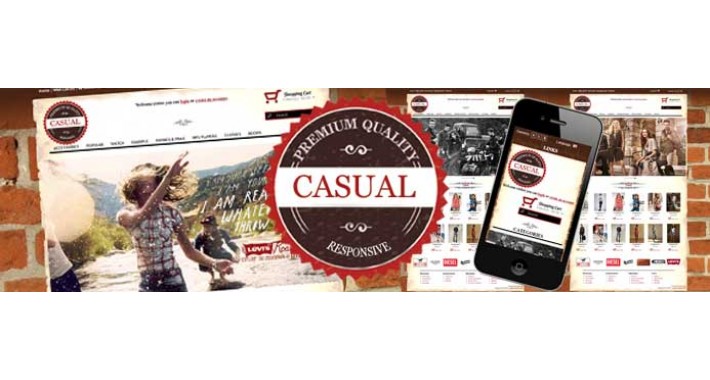 Casual shop responsive