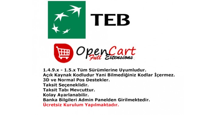 TEB Taksitli Sanal Pos