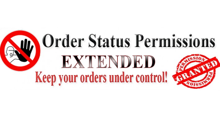 (VQmod) Order status permissions Extended