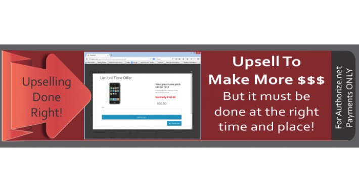 Upsell after Checkout - For Authorize.net