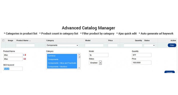 Advanced Catalog Manager