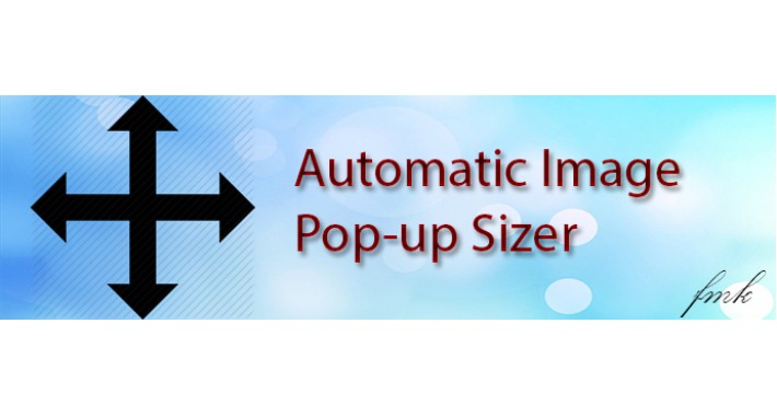 Automatic Image Popup Sizer