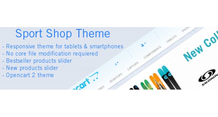 Sport shop template