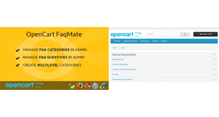 Opencart FaqMate