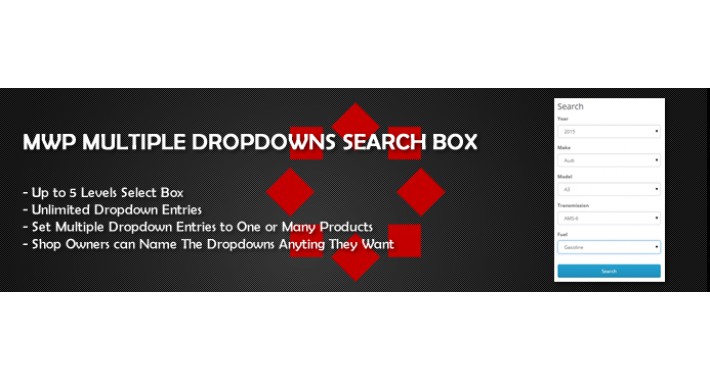 MWP Multiple Dropdowns Search Box (YMME)
