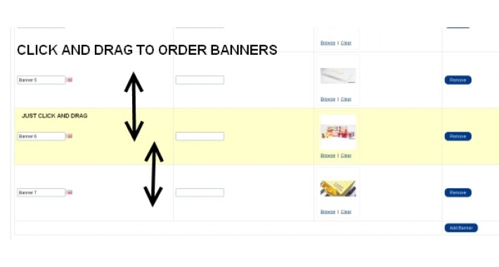 Banner Sorting