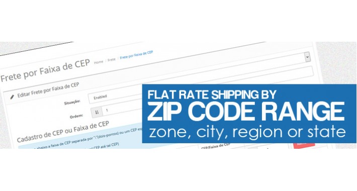 Multi Flat Rate By Zip Code