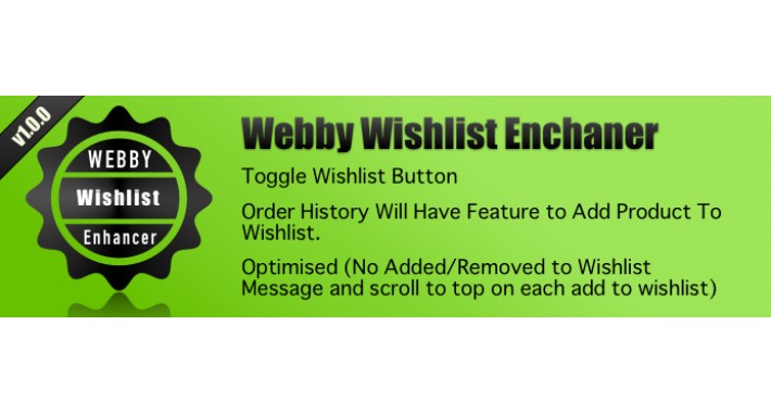 Webby Wishlist Enhancer