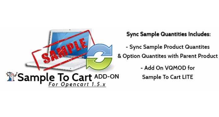 Sample To Cart ADD ON Sync Quantities