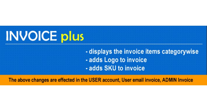 Invoice PLUS - Grouping of Products Categorywise (VQMOD)