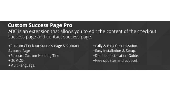 Custom Success Page Pro
