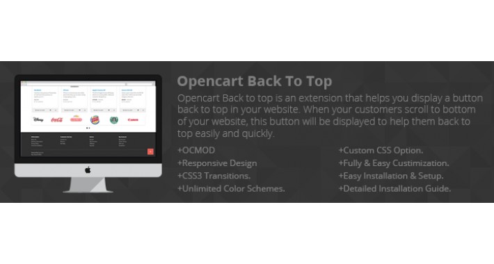 Opencart Back To Top