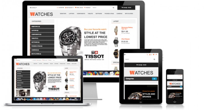 Watches - Responsive Opencart Theme