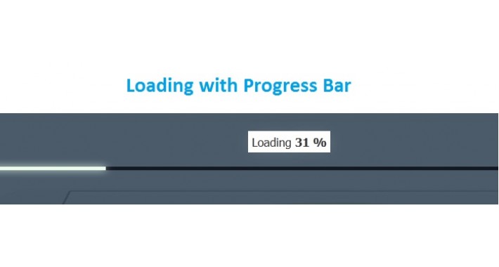 Page Loader with Progress bar