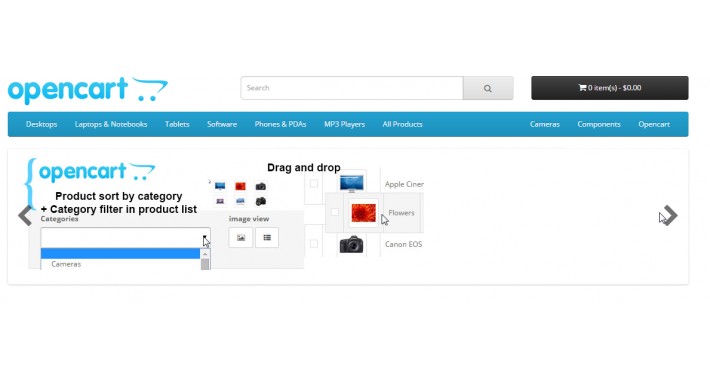 align top menu items to the right