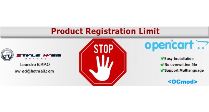 Product Registration Limit