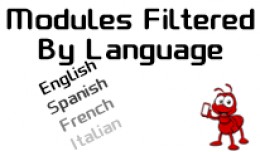 Enable Modules Filtered by Language