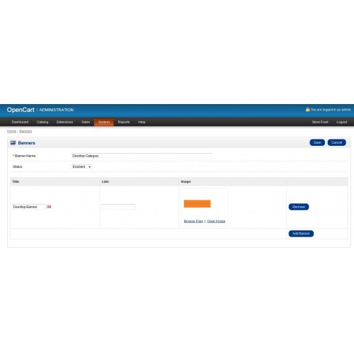 Opencart Opencart Category Banner Slideshow Vqmod