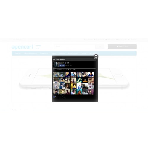 OpenCart - LATEST Opencart FACEBOOK POPUP PAGE LIKE BOX