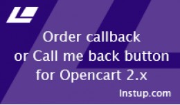 Order Callback and Order by phone for OC 2.x