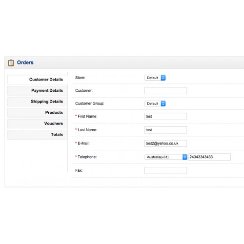 opencart-country-prefix-phone