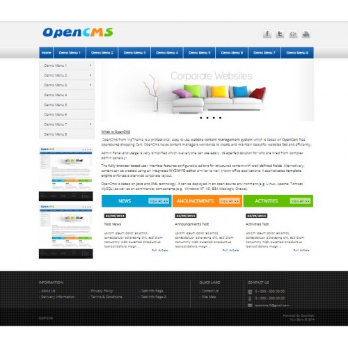 OpenCart - OPENCMS