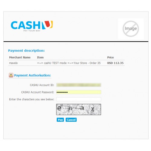 OpenCart - cashU Payments - cashu.com