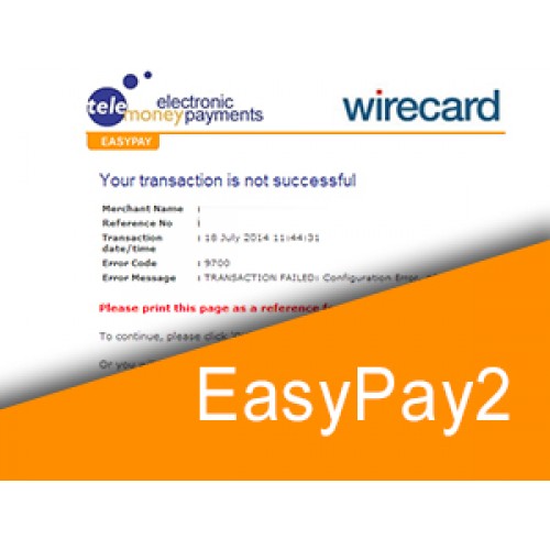 Opencart Wire Card Easypay 2 Payment Module