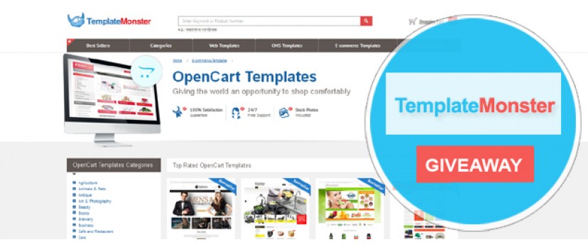 Win 1 of 5 OpenCart Templates from TemplateMonster - Giveaway Closed