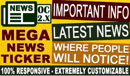 Mega News Ticker (ADVANCED PACK)