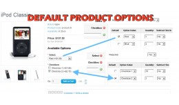 Default Product Options + Category Include (1.5...
