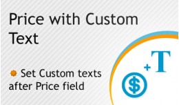 Price with Custom Text